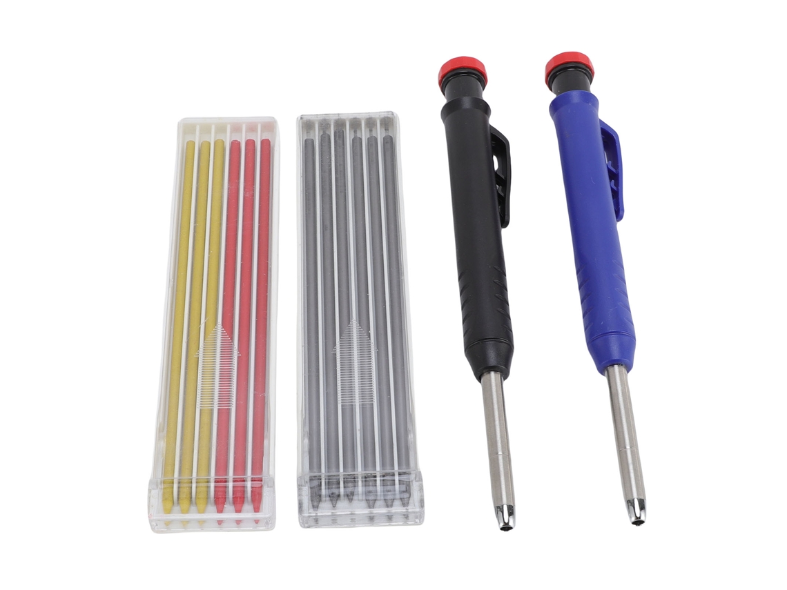 Set De Lápices Mecánicos Para Carpintería 2.8mm Con Recambios Para Escribir, Bosquejar Y Tareas De Plantillas