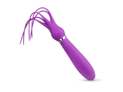Vibrador De Ltigo 2 En 1 Con 9 Modos Para Adultos (prpura)