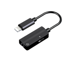 Adaptador Divisor De Interfaz Aux A Ios Con Conector Para Auriculares De 3,5 Mm Para Iphone