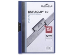 Carpeta DURABLE Duraclip 60 Azul (A4)