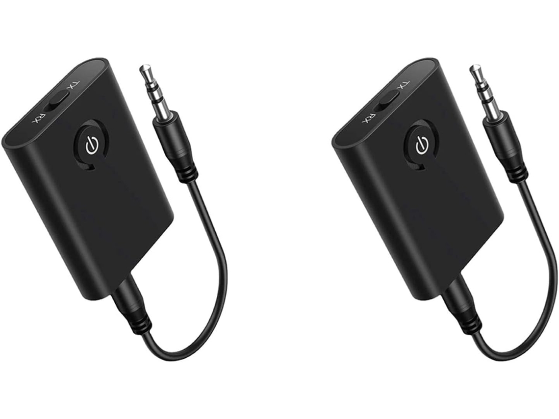 Adaptador Bluetooth 5.3 Para Avión (2 Unidades) Para 2 Auriculares Sin Conector, Mm, Transmisor-receptor