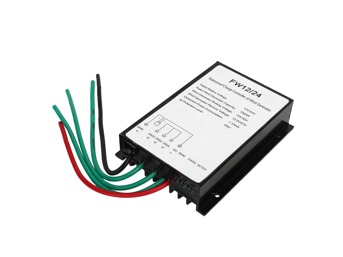 Omni-controlador De Carga Eólica Solar Híbrido Impermeable Para Turbina Eólica 1000w Con Indicador Led