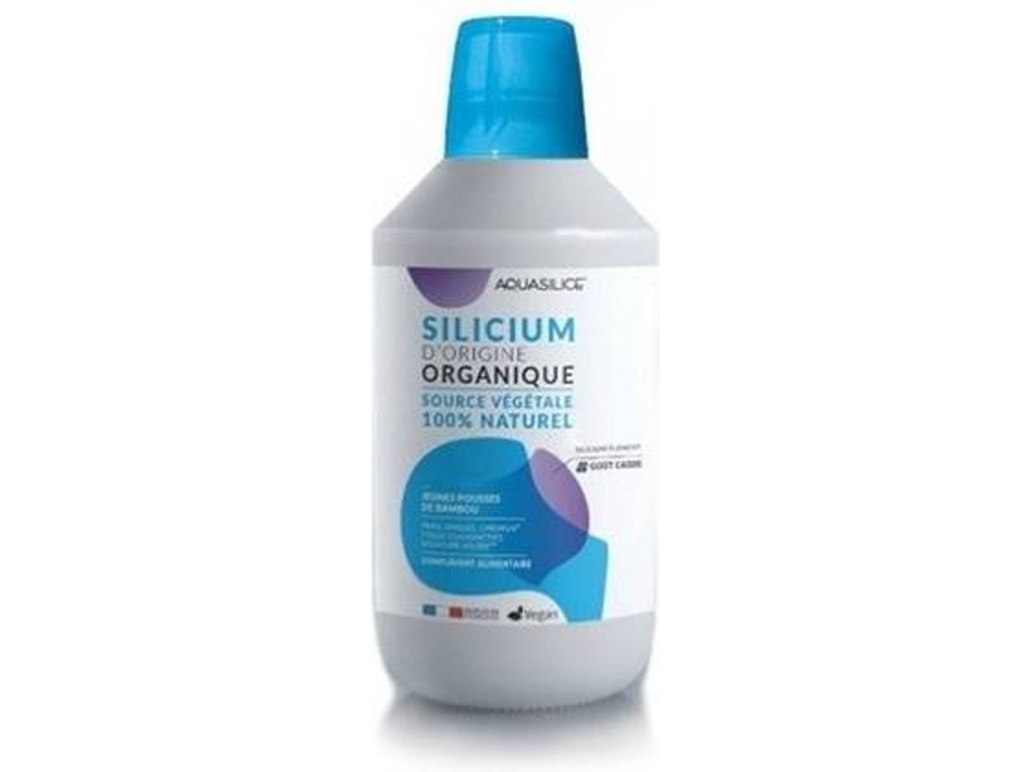 Complemento Alimentar AQUASILICE Silício Organico Origem Vegetal (1 L (Groselha))
