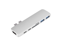 Concentrador multipuerto tipo C con HDMI y USB 3.0