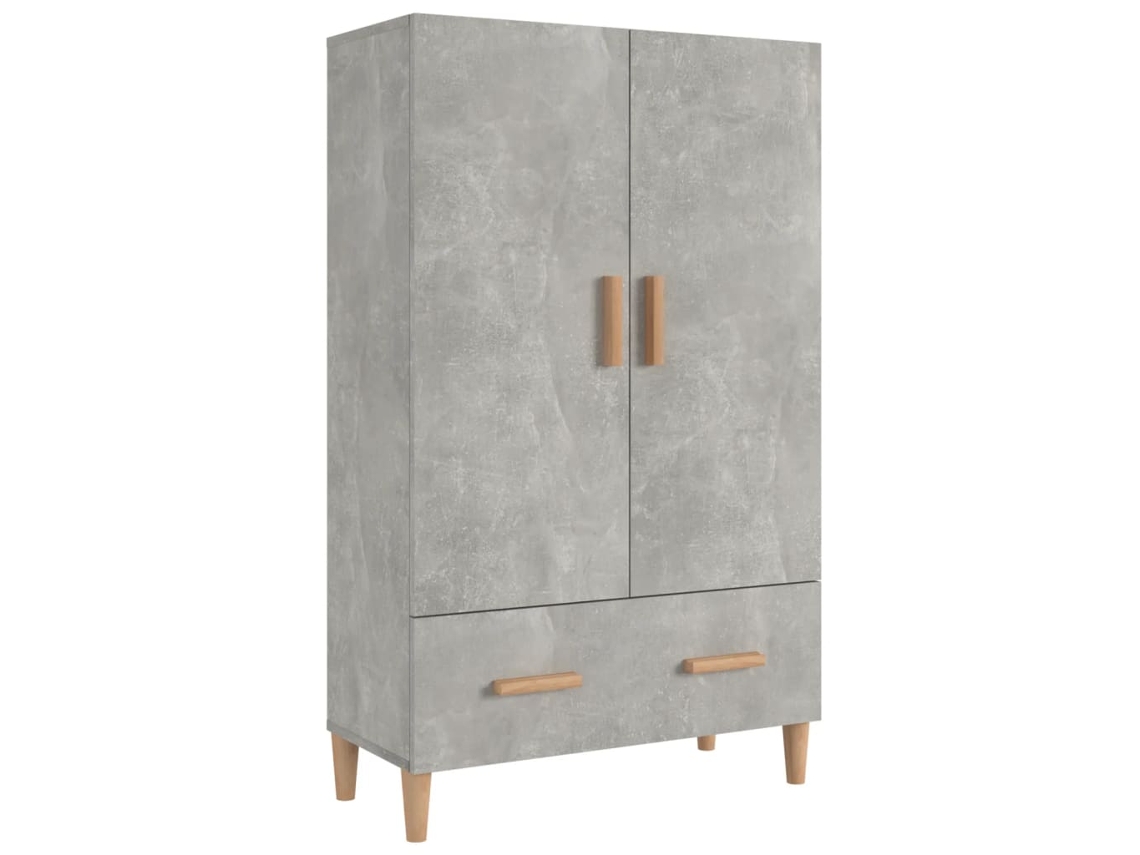 Mueble alto de madera procesada, gris cemento, MAISON EXCLUSIVE (70 x 31 x 115 cm)