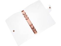 Cuaderno de PVC transparente con anillas, protector reutilizable para uso escolar y de oficina - Gokoco