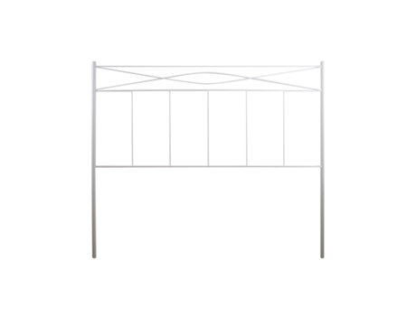 Cabecero de Forja FACTORY MUEBLES Encinarejo, Blanco Cama de 135 cm ( 140 x 120)