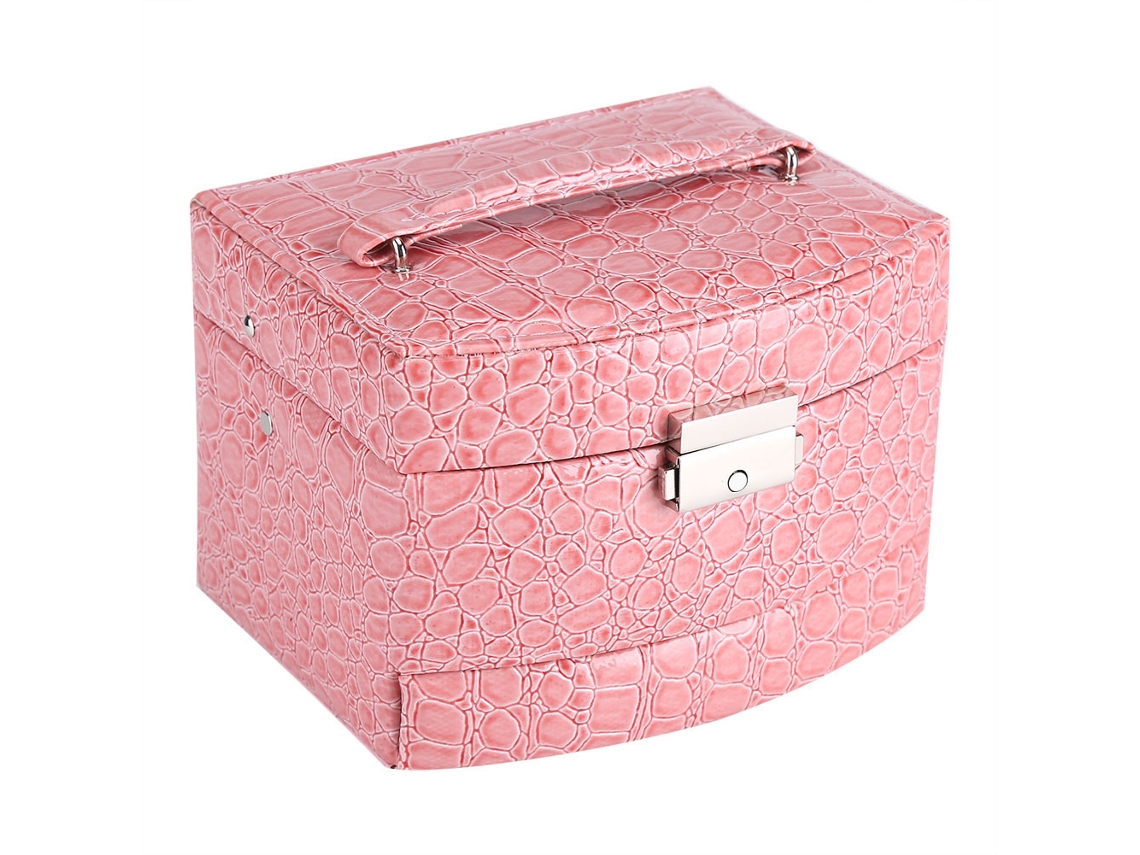 Caja De Almacenamiento De Joyas De 3 Niveles Para Collares, Anillos, Regalo Para Mujer, Accesorios