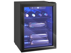 Vinoteca AQUAFORGE para 16 botellas, temperatura de 4 a 16 °C, puerta reversible, color negro.