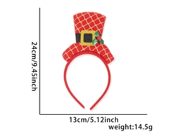 Diadema navideña con cuernos, accesorio navideño brillante, ideal para fiestas, cosplay y uso diario Aeuzwr (Estilo 57)