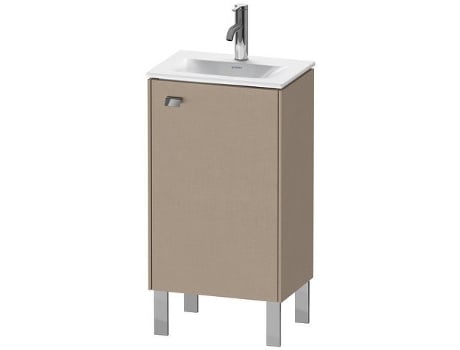 Mueble de lavabo DURAVIT Brioso vertical 44,0 x 31,0 cm 1 puerta abatible a la derecha 1 estante de cristal para lavabo Viu 073345