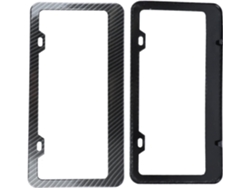 Cadres De Plaque D'immatriculation Voiture Universels, En Fiber Carbone, Meilleure Apparence Pour