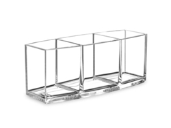 Organizador De Brochas De Maquillaje Linjou, Estuche Acrílico Transparente Para Almacenar Brochas Y Cosméticos