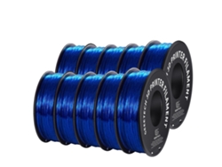 Filamento de TPU de 1,75 mm de diámetro, no tóxico y flexible, color azul OEM