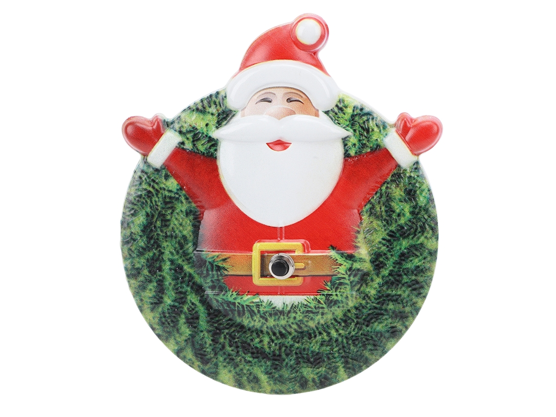 Ats-adorno De Timbre De Santa Claus Para Navidad, Campana Decoratsiva Para Hogar Tienda Oficina