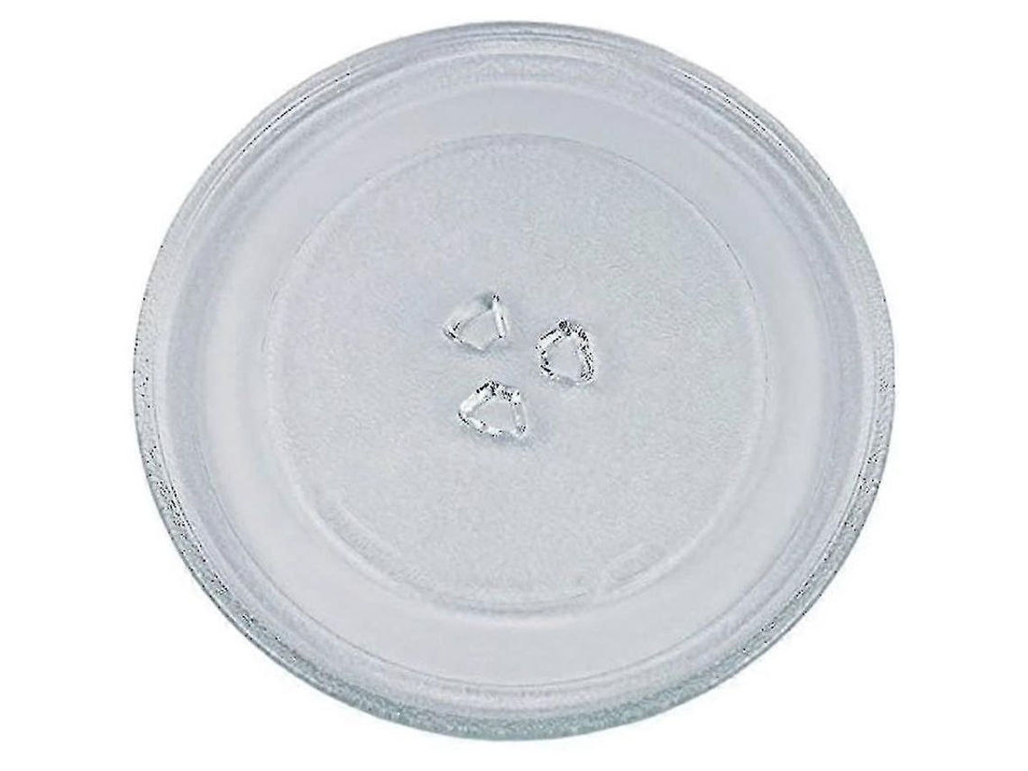 Plato Giratorio Universal De Cristal Para Microondas Con 3 Accesorios, 24,5 Cm