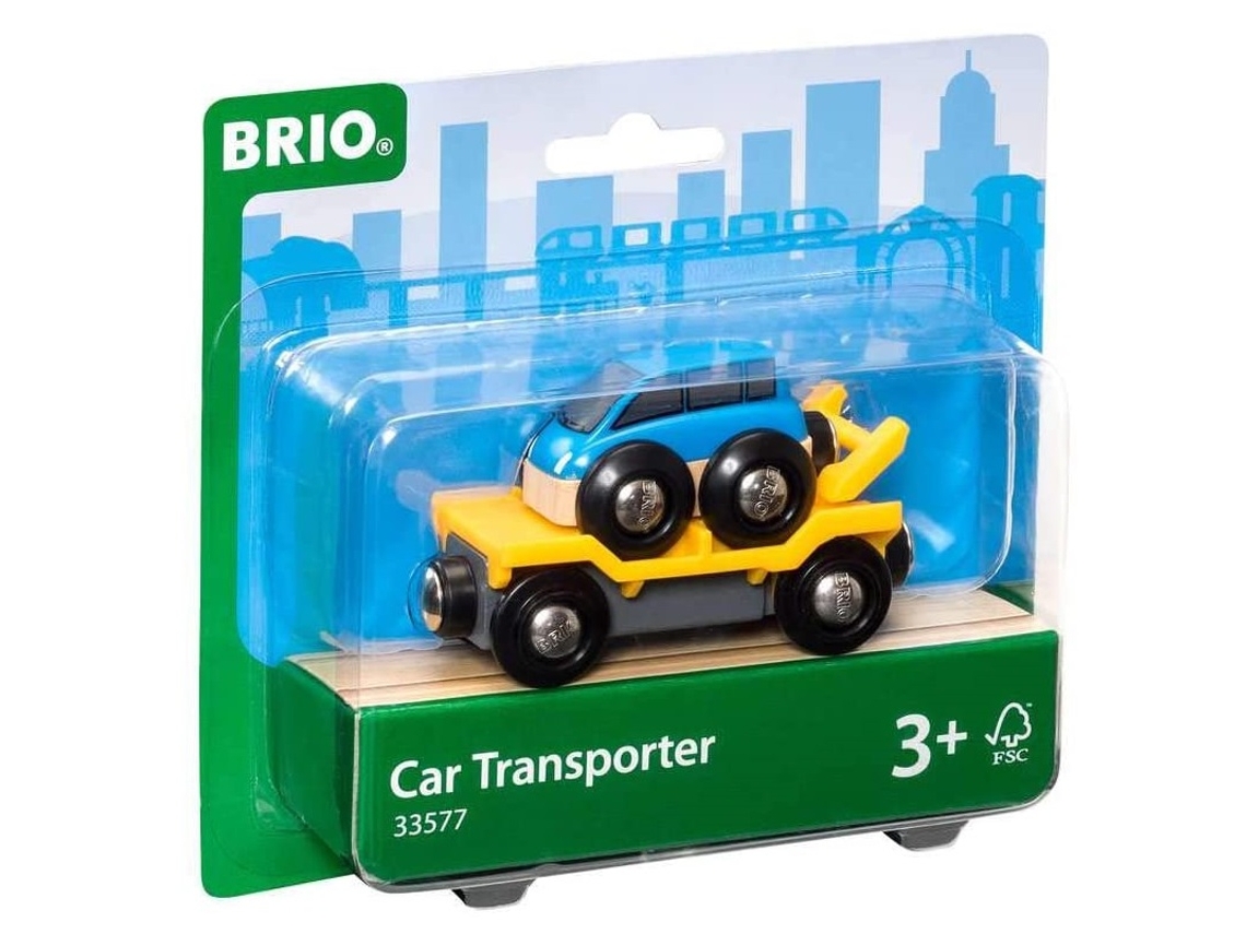 Jogo de Mesa BRIO Blue Car Transporter Wagon (2 Anos)
