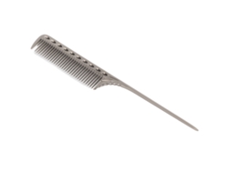 Vlrla-salão Rat Tail Barbeiro Styling Cabelo Comb (silver)