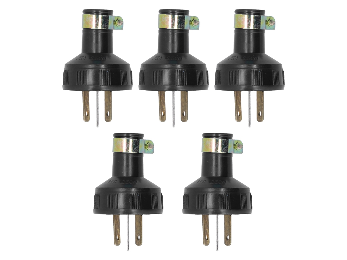 Conector Para Generador De Gasolina De 3 Pines, Abs, 250 V, 15 A, Kit De 5 Piezas Para Et950, Et650 Y Tg950.