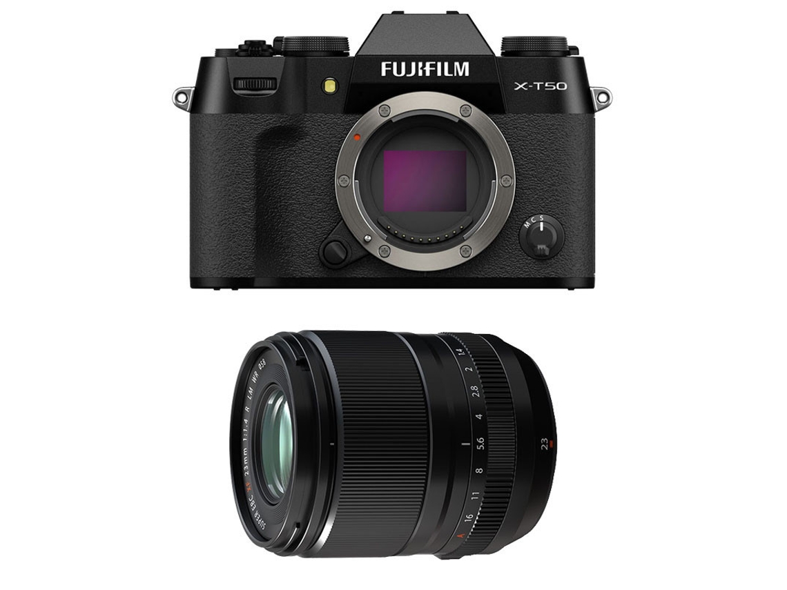 Fujifilm X-t50 Negra + 23 Mm F/1.4 Wr