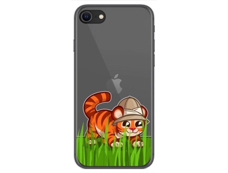 Carcasa iPhone SE 2020 TUMUNDOSMARTPHONE Dibujos Transparente Multicolor