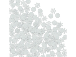 Confeti de copo de nieve blanco para fiestas de Navidad y Año Nuevo TRUYUETY