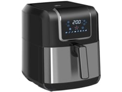 Freidora de aire Aquaforge, 6,5 L, 1700 W, 8 programas, LED, negra