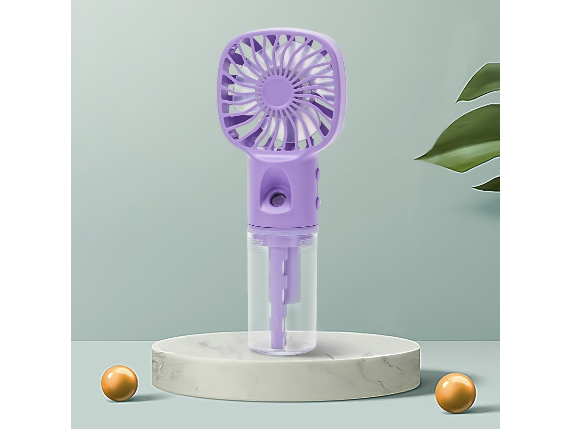 Ventilador Nebulizador Portátil, Ligero Y Silencioso, Ideal Para Uso En Interiores Y Exteriores, Para Viajes, Fácil De Usar Y Muy Duradero.