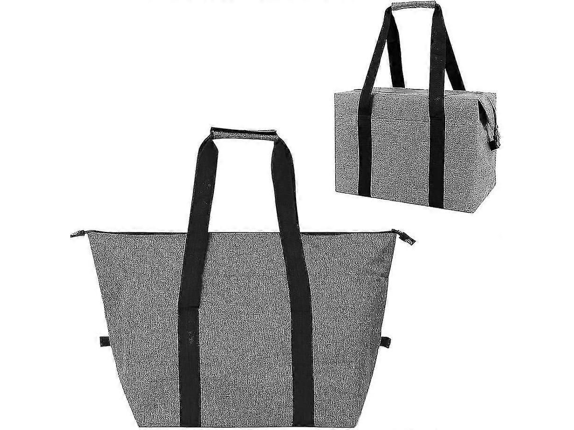 Bolsa térmica plegable grande, 20 litros, cesta de la compra plegable, bolsa térmica plegable grande para la compra, bolsa de picnic aislada, B
