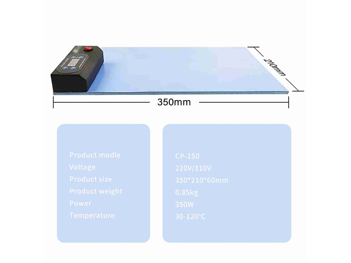 Herramienta De Reparación De Almohadilla De Calor Cpb, Placa De Calentamiento Para Separación De Pantalla Lcd De Teléfono Móvil