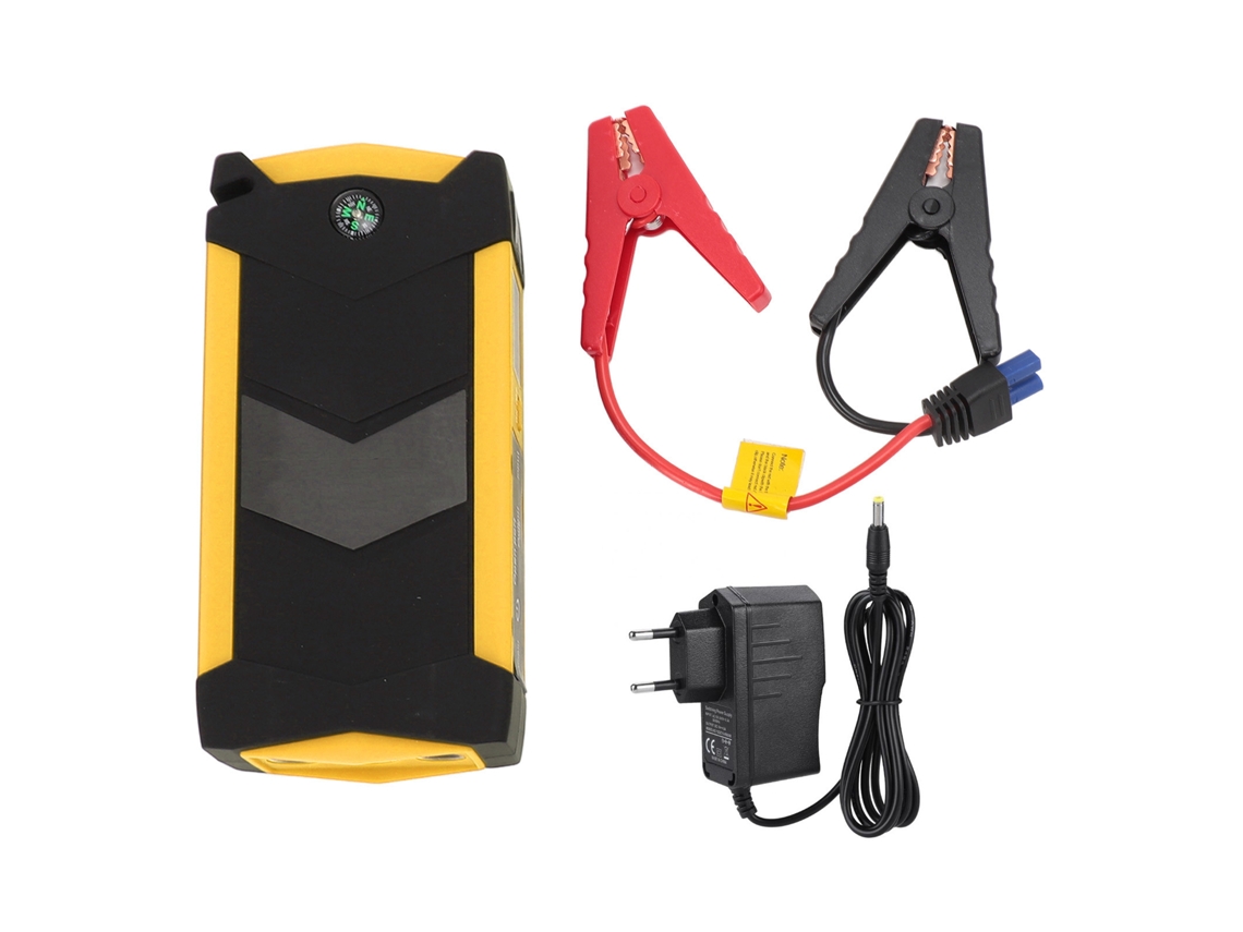Arrancador de coche Danu 1000a 15000mah 12v con 4 puertos USB y luz LED para motor de gasolina de 7L. Arrancador de batería portátil.