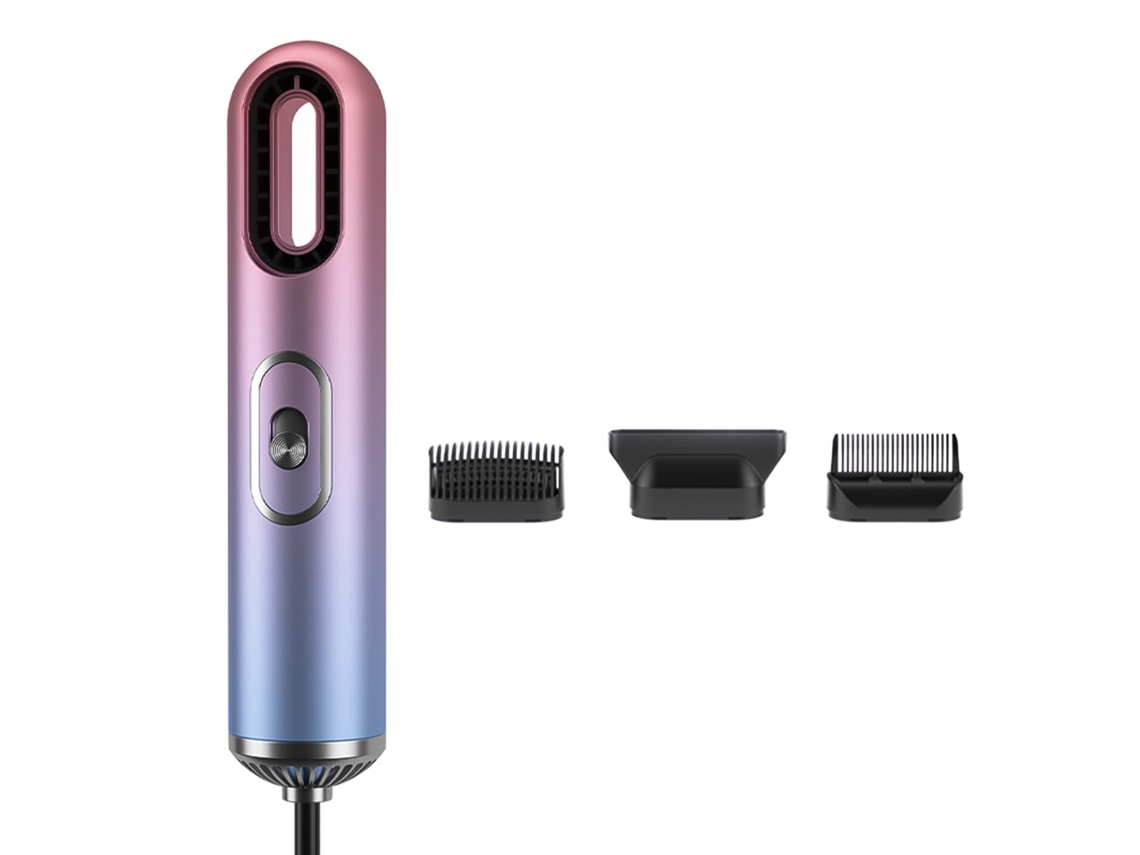 Secador De Pelo Portátil 3 En 1 Con Tecnología De Doble Ion Negativo Potente Para Hogar Y Salón De Belleza