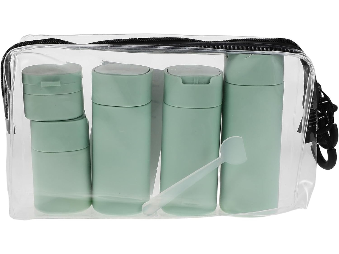 Frascos De Viagem Macios E À Prova De Vazamentos Para Shampoo E Produtos Para Cuidados Com A Pele, Com Design Compacto.