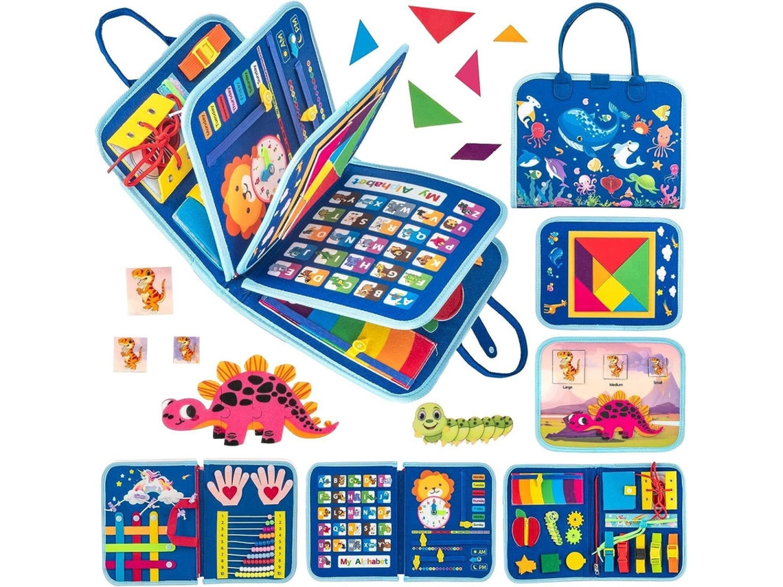 Busy Board Montessorimontessori Tablero Sensorial Para Niños Szsmart Dy04edad Mínima 1 Año.