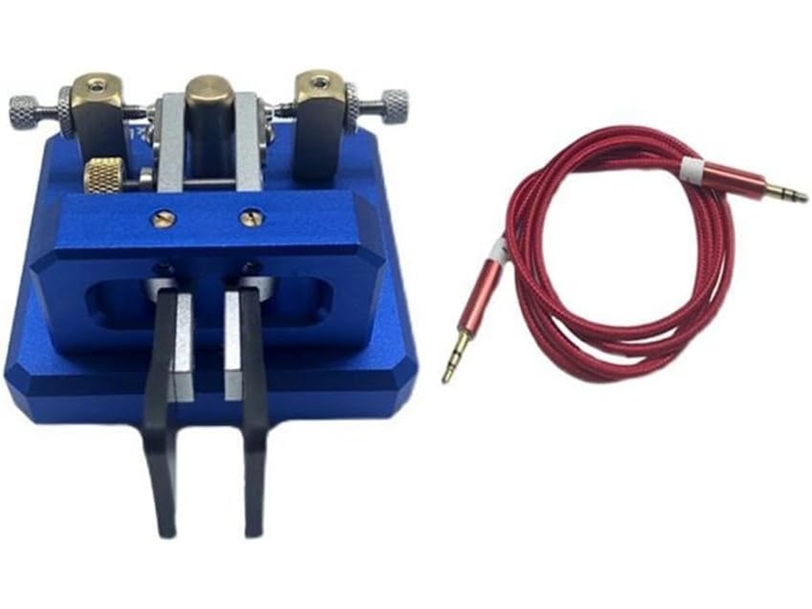 Manipulador Telegráfico Cw Morse Para Radioaficionados (azul)