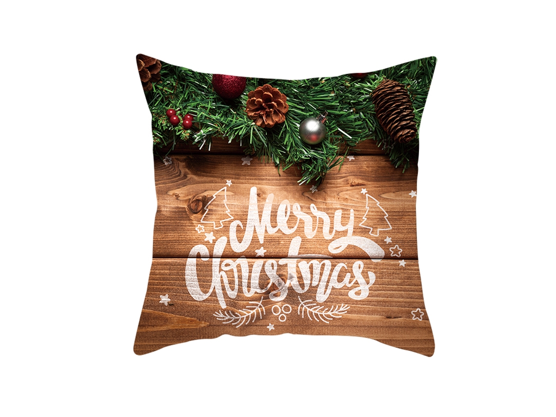 Serie Feliz Navidad Funda Decorativa de Almohada