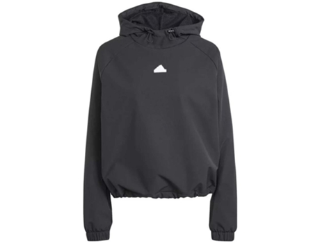 Sudadera de Mujer ADIDAS Capucha Negro (S)
