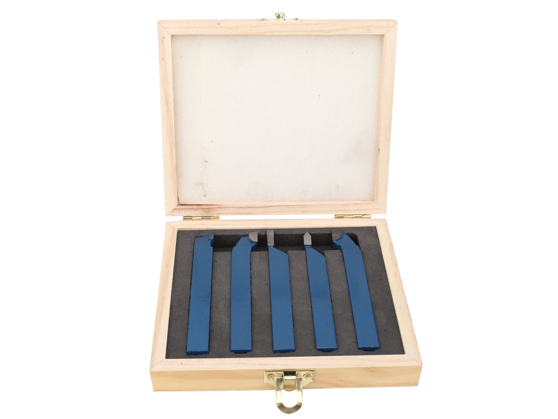 Juego De 5 Machos De Roscar Con Punta De Carburo De 12x12 Mm Para Tornos Y Máquinas De Mecanizado.