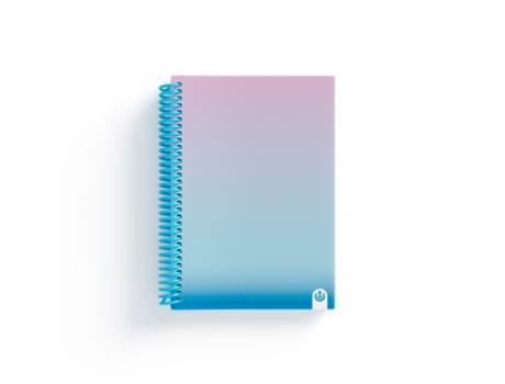 Cuaderno A5 Tapa PP Espiral CARCHIVO United 2024 Rayado Azul 80Hj 90G 64414250