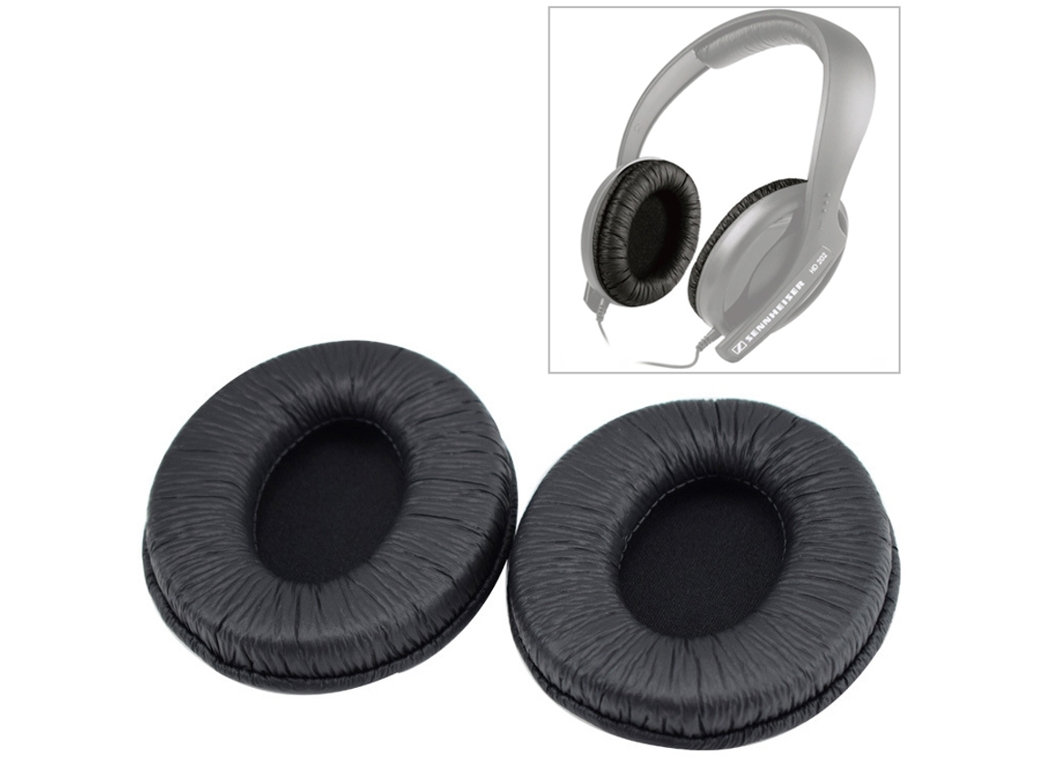 Almohadillas de espuma suave para auriculares Sennheiser HD447, color negro.