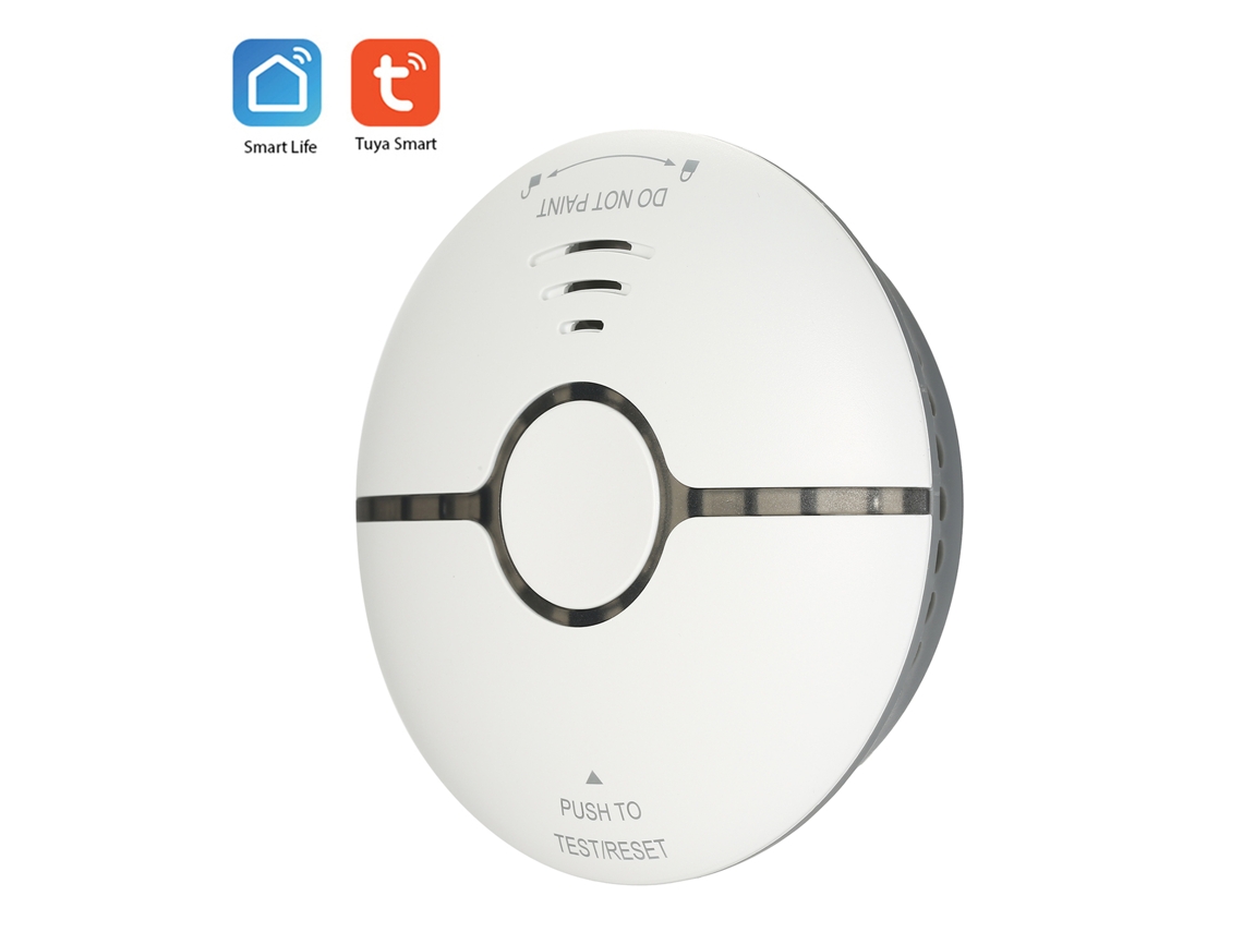 Detector De Humo Inalámbrico Inteligente Wifi Tuya Smart Life Con Aplicación