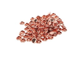 100 Conjuntos De Remaches De Metal Oro Rosa Para Manualidades De Cuero Cinturones 8x8mm