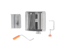 Máquina Manual De Acero Inoxidable Para Hacer Pasta Con 2 Cuchillas Para Lasaña, Espaguetis Y Pasta.