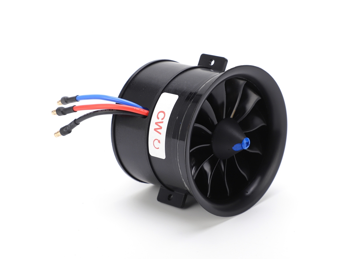 Excavadora RC de 70 mm con 12 aspas, 6S y 2100 kV