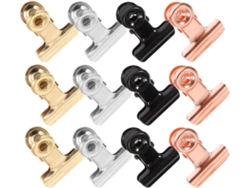 Juego de 20 clips magnéticos multifuncionales de acero inoxidable para fotos, ideales para decoración y organización de paredes - GOKOCO