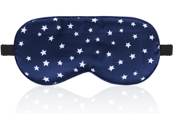 Véu De Seda Para Dormir Com Faixa Ajustável (azul Escuro)