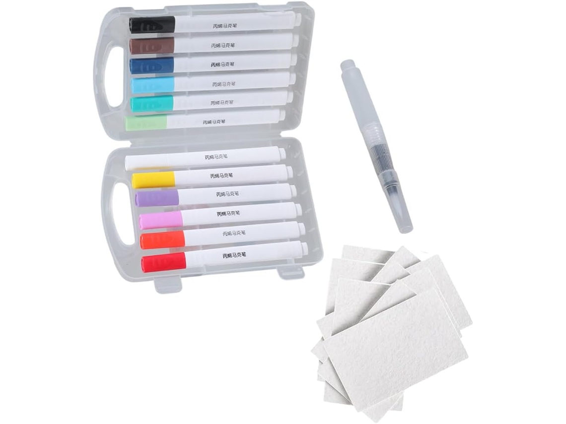 Papel de espuma texturizado para dibujar con tinta mágica y rotuladores de acuarela SFUSHOS