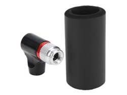 Inflador De Co2 Para Bicicleta De Montaña Con Manguera Aislada, Mini Herramienta Portátil De Aleación De Aluminio Ligera.