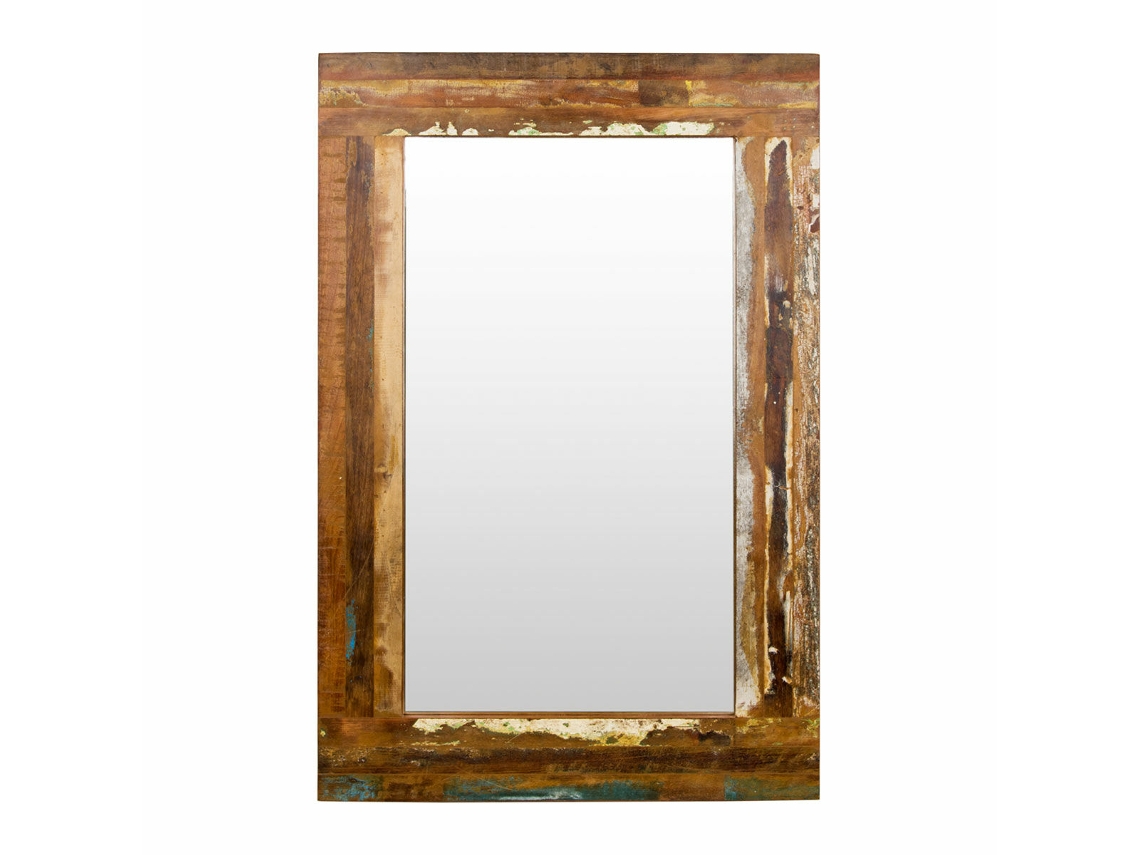 Espejo de pared SIGNES GRIMALT Marrón Desgastado 3x90x60 cm
