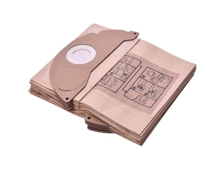 Pacote com 10 sacos de filtro a vácuo para karcher a2000 a a2099